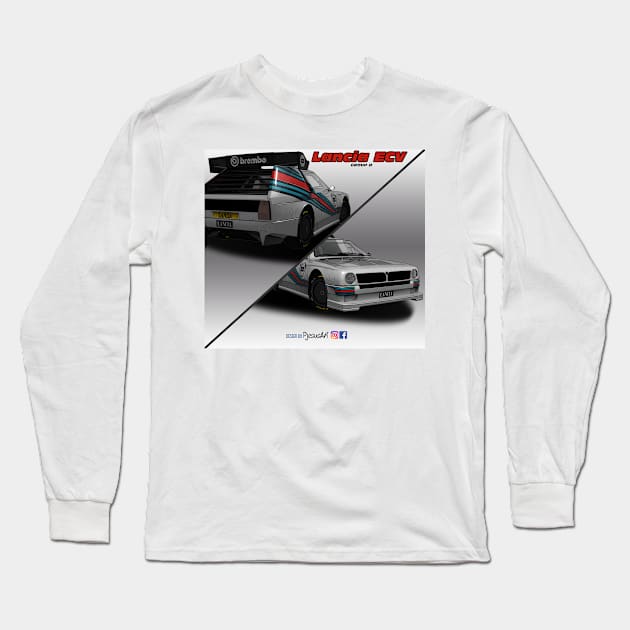 Lancia ECV Group B Long Sleeve T-Shirt by PjesusArt